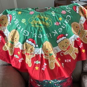 Gingerbread Christmas tree skirt